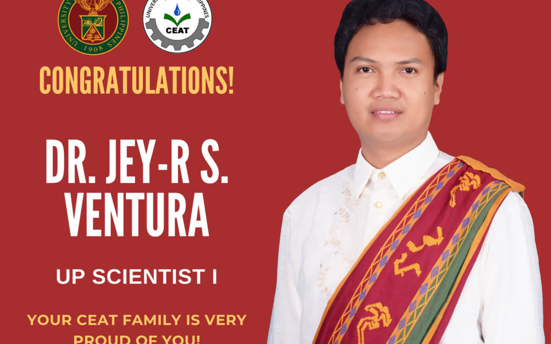 Dr. Jey-R S. Ventura, UP Scientist I