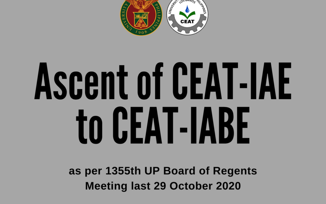 Ascent of CEAT-IAE to CEAT-IABE