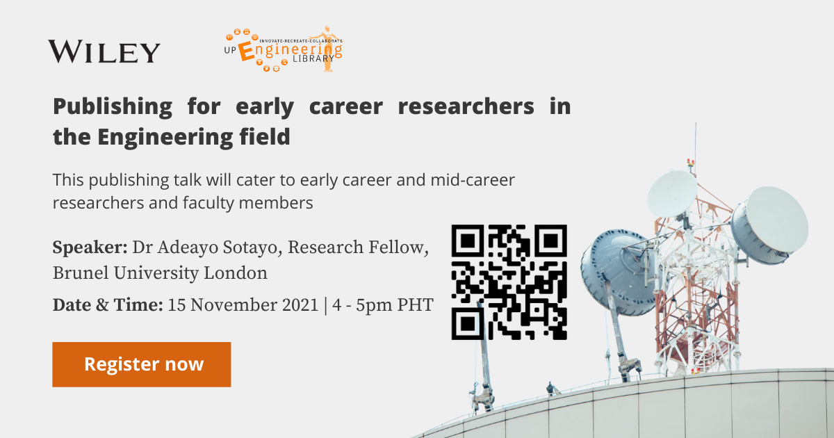 Webinar: Publishing for Early Career Researchers in the Engineering Field