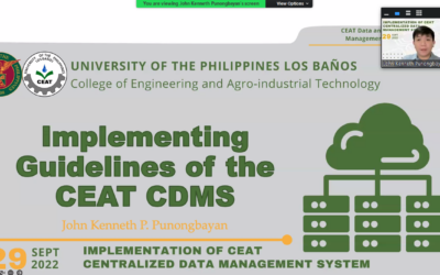 CEAT pushes for a Centralized Data Management System