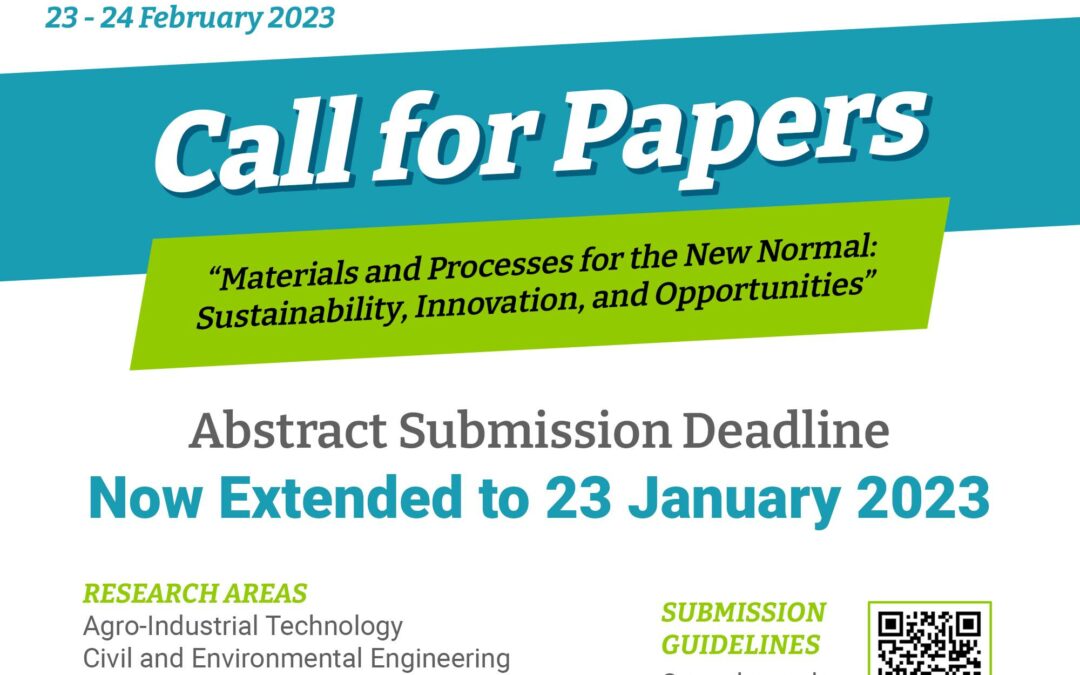 iCEAT 2023 ABSTRACT SUBMISSION IS EXTENDED!