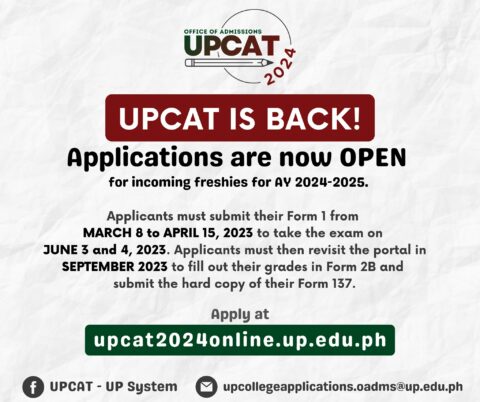 UPCAT 2024 Application|CEAT-UPLB