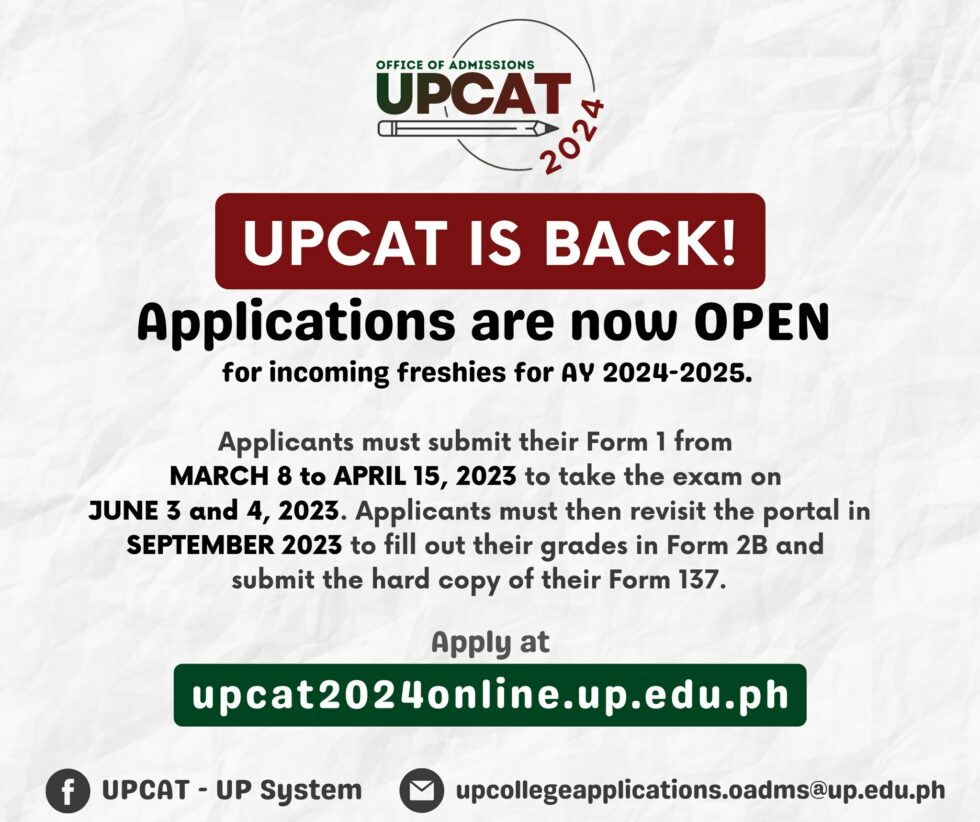 UPCAT 2024 ApplicationCEATUPLB