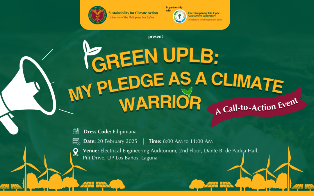 UPLB to host a Call-to-Action event on sustainability for climate action